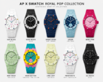 AP x Swatch ( ceramic strap ) Royal Pop Collection – Premium Color Series ceramic strap