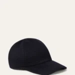 Navy Wool Cap
