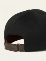 Navy Wool Cap - Image 3