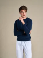 Classic Cotton Crewneck | Royal Blue - Image 3