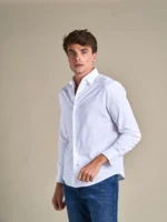 ⁦Portofino Linen Shirt | White⁩ - الصورة ⁦4⁩