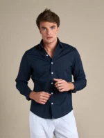 Portofino Linen Shirt | Navy