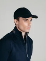 Navy Wool Cap - Image 2