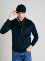 Navy Wool Cap - Image 4