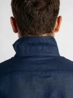⁦Portofino Linen Shirt | Navy⁩ - الصورة ⁦3⁩