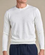 Classic Cotton Crewneck | Off-White - Image 3