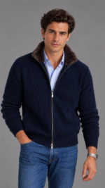 Zip-up sweate