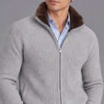 zip-up sweater