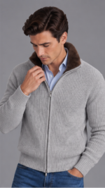 ⁦zip-up sweater⁩ - الصورة ⁦5⁩