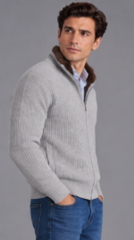 ⁦zip-up sweater⁩ - الصورة ⁦3⁩